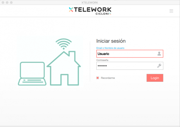 Software Teletrabajo XTELEWORK CICLONIX